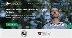 Desktop Screenshot of marrickmedical.com